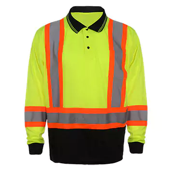 SFTC06 Safety Shirt Designs High Visibility Mens High Reflective Shirt